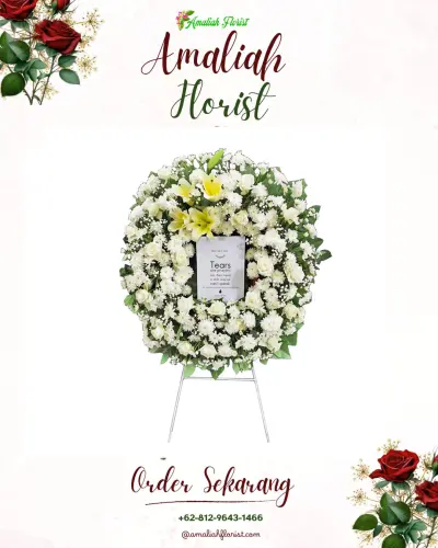 Krans Bunga Duka Cita di Kejambon