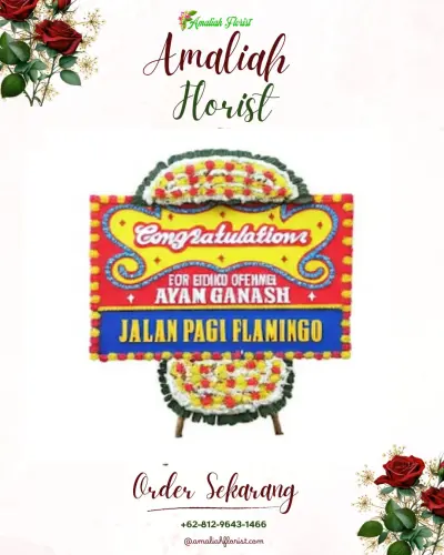 Bunga Papan Congratulation di Kejambon
